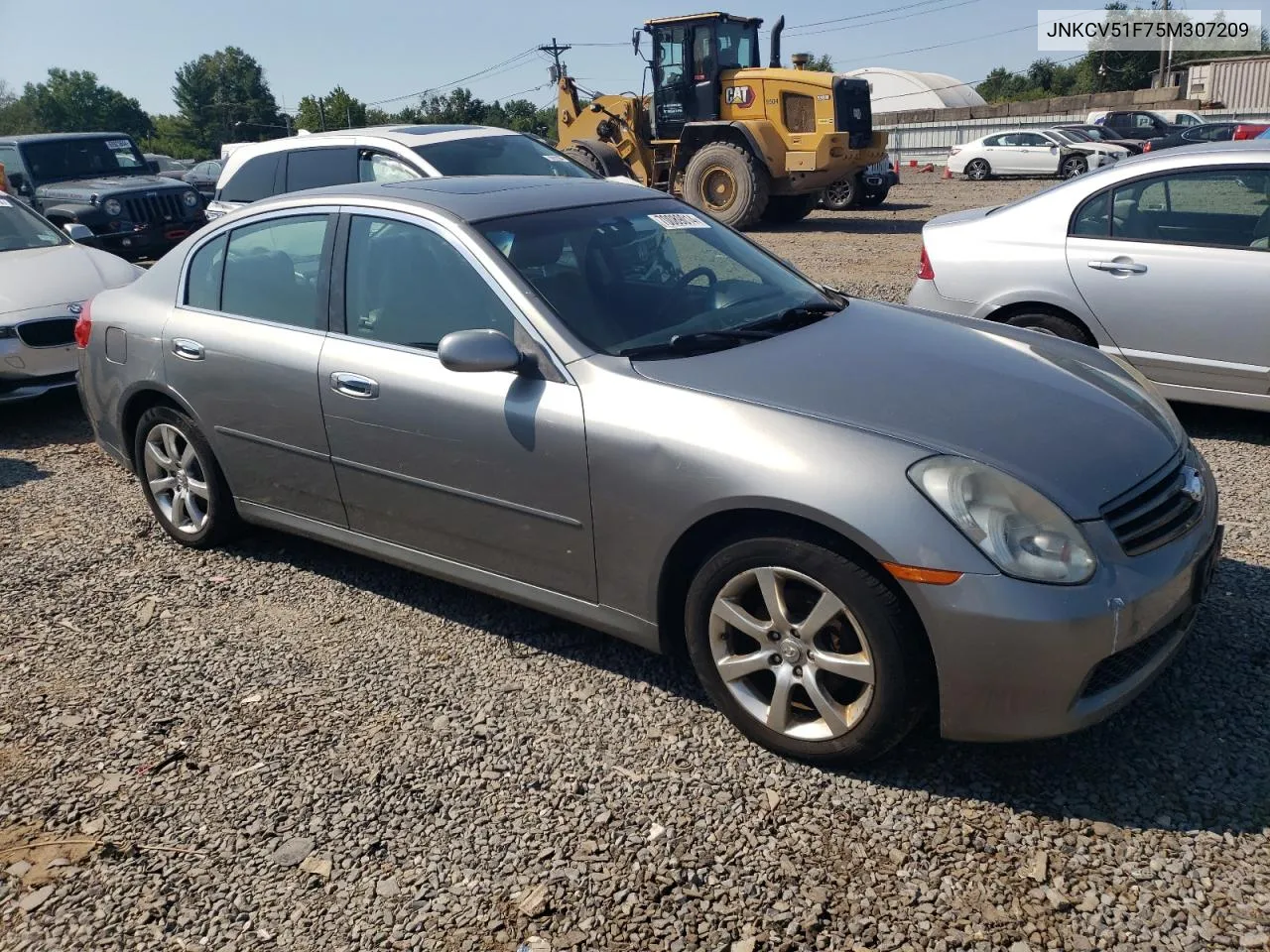 2005 Infiniti G35 VIN: JNKCV51F75M307209 Lot: 70089014