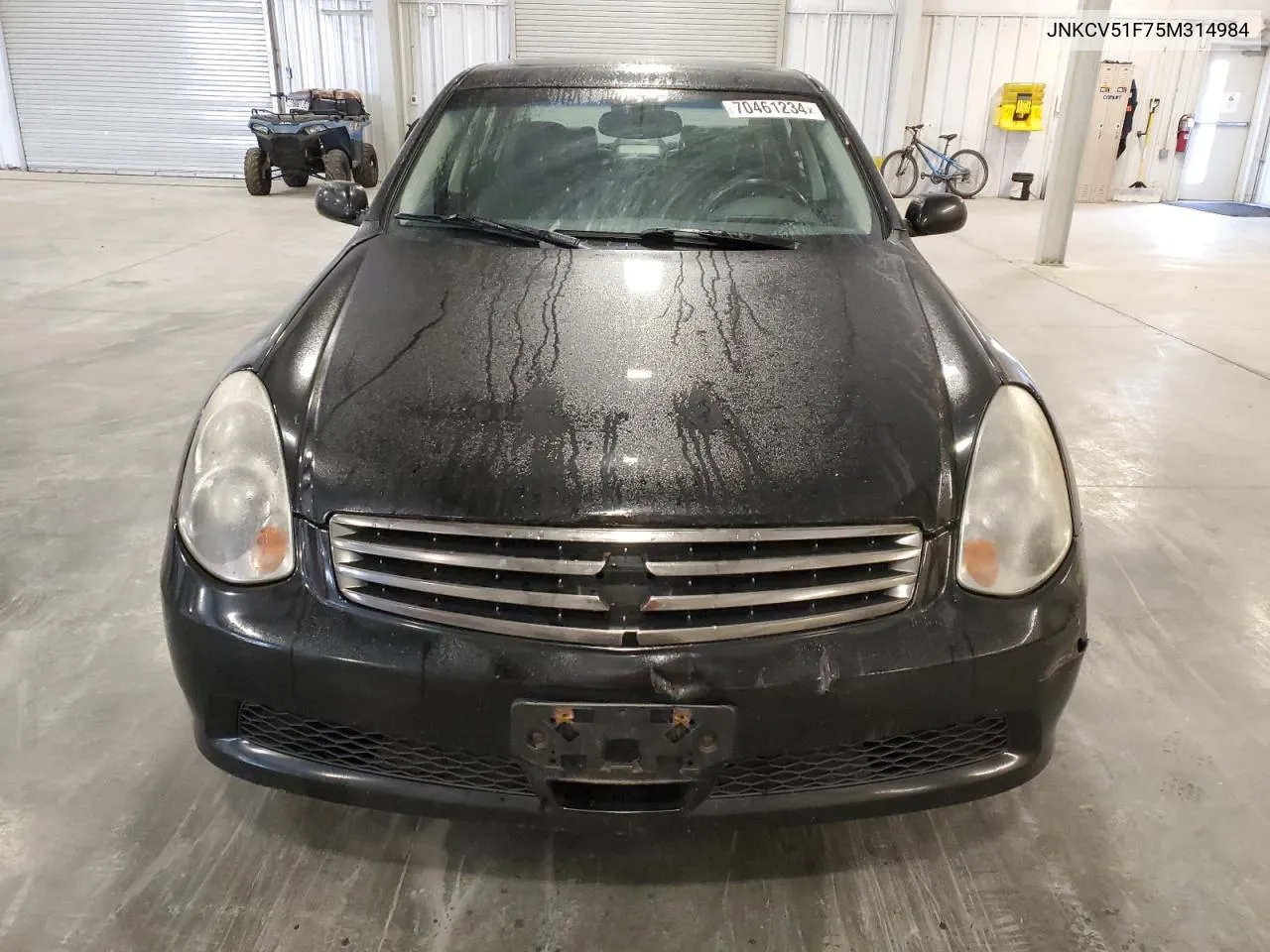 2005 Infiniti G35 VIN: JNKCV51F75M314984 Lot: 70461234