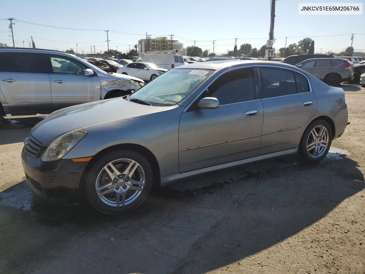 2005 Infiniti G35 VIN: JNKCV51E65M206766 Lot: 70475334