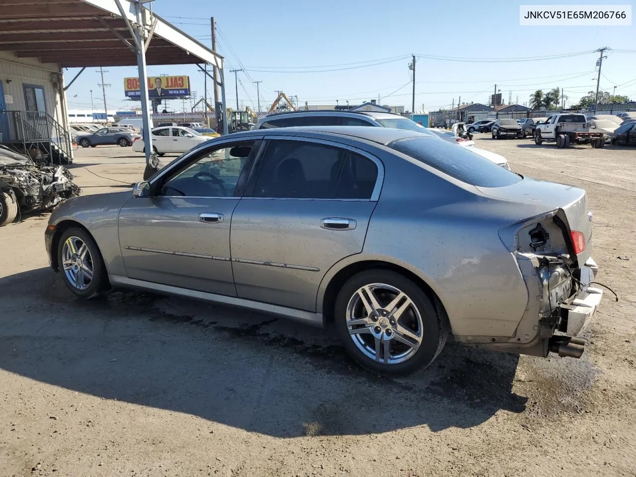 2005 Infiniti G35 VIN: JNKCV51E65M206766 Lot: 70475334