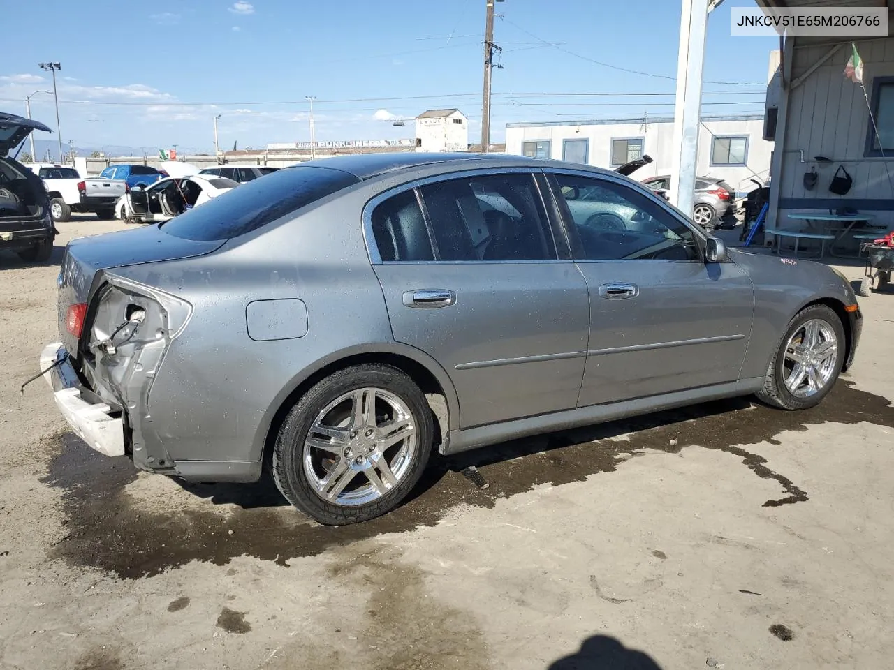 2005 Infiniti G35 VIN: JNKCV51E65M206766 Lot: 70475334