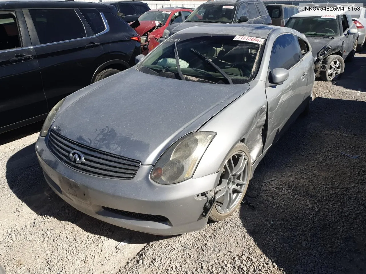 2005 Infiniti G35 VIN: JNKCV54E25M416163 Lot: 71512864