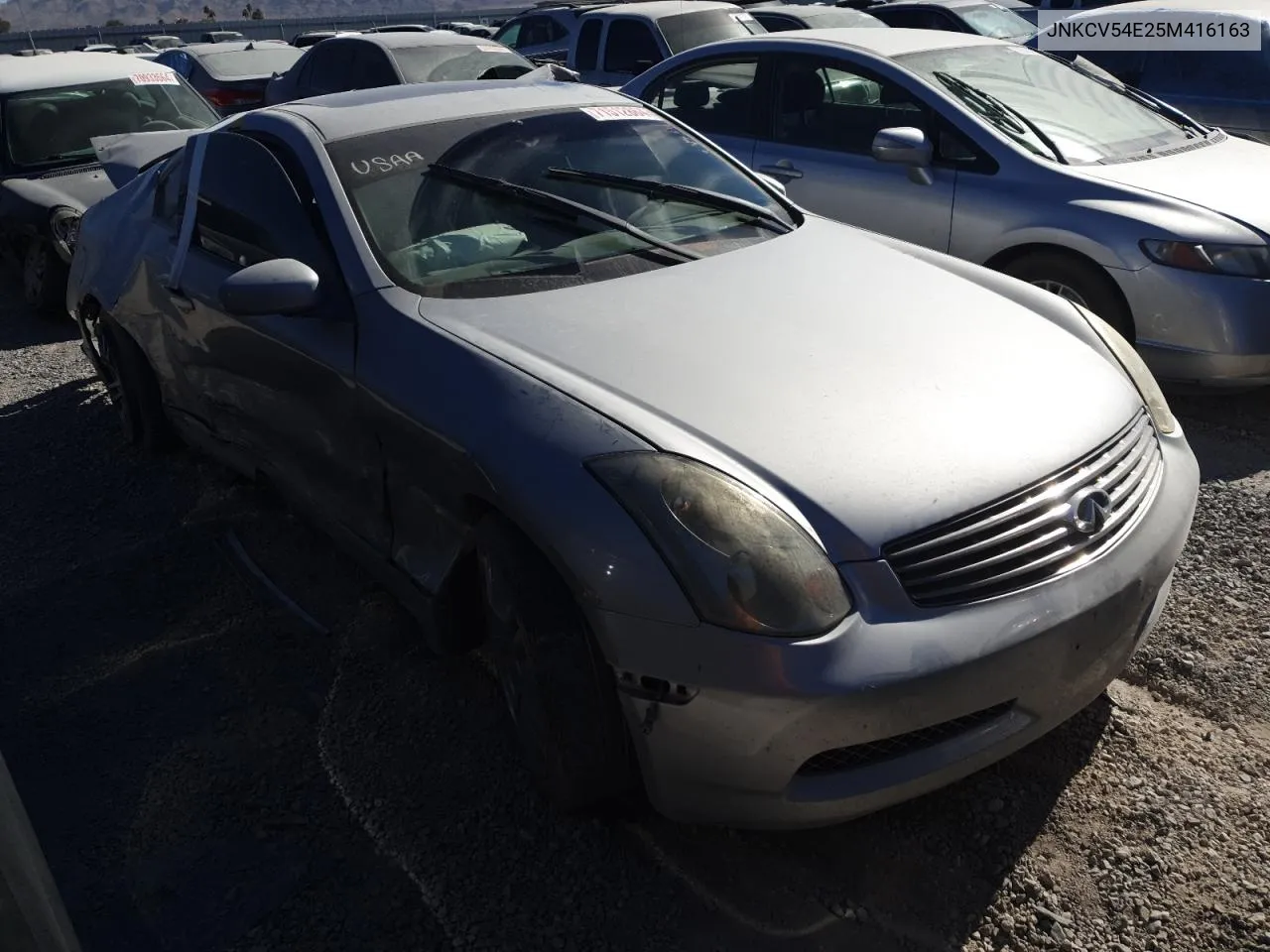 2005 Infiniti G35 VIN: JNKCV54E25M416163 Lot: 71512864