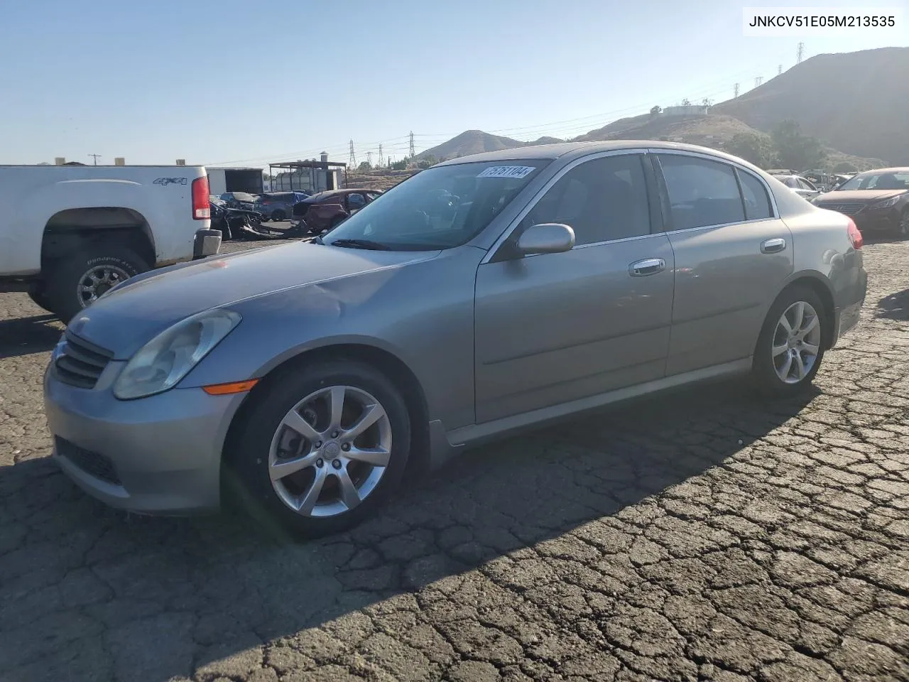 2005 Infiniti G35 VIN: JNKCV51E05M213535 Lot: 75761104