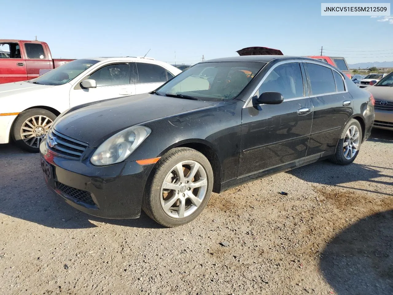 2005 Infiniti G35 VIN: JNKCV51E55M212509 Lot: 75762844