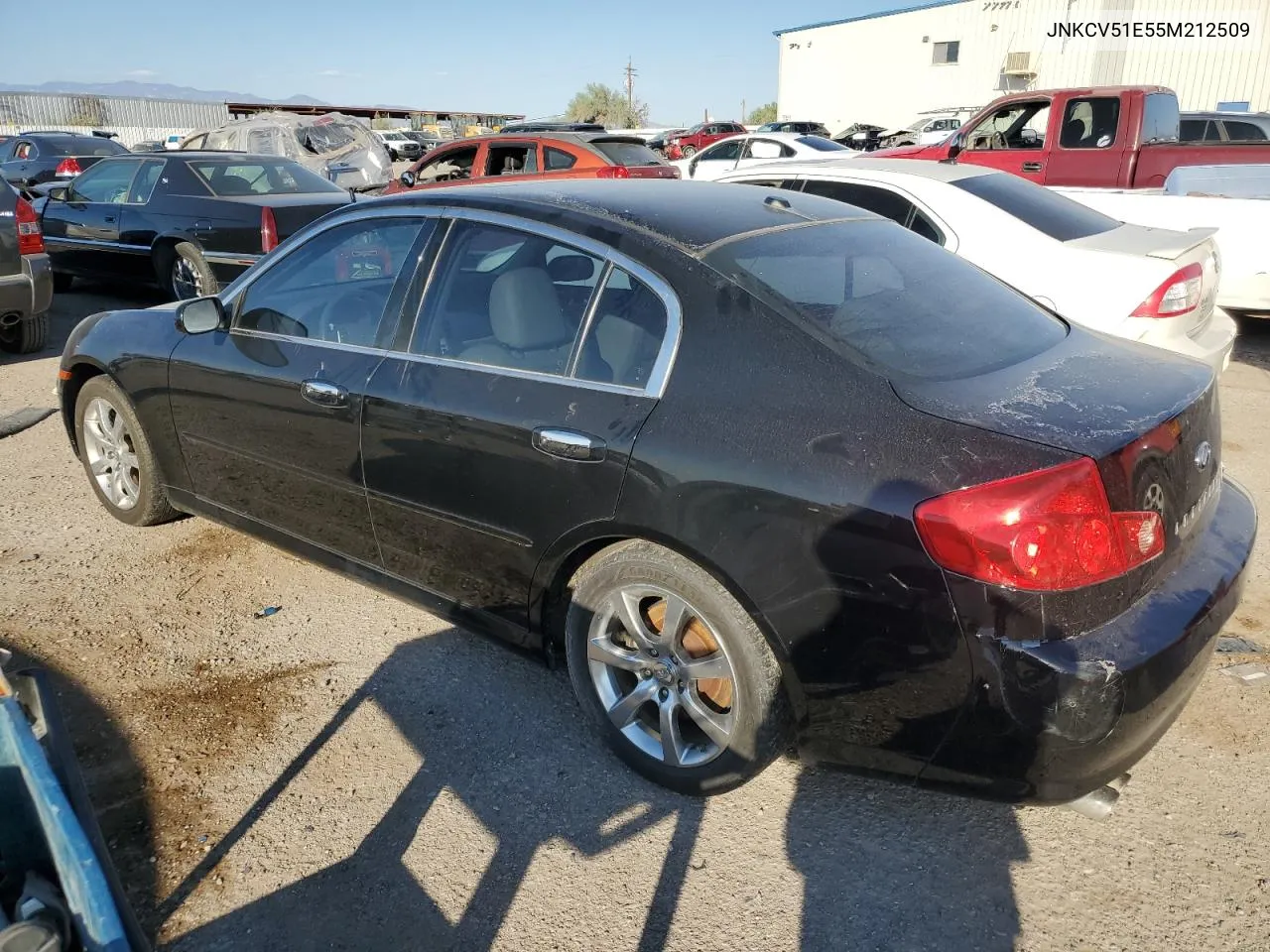 2005 Infiniti G35 VIN: JNKCV51E55M212509 Lot: 75762844