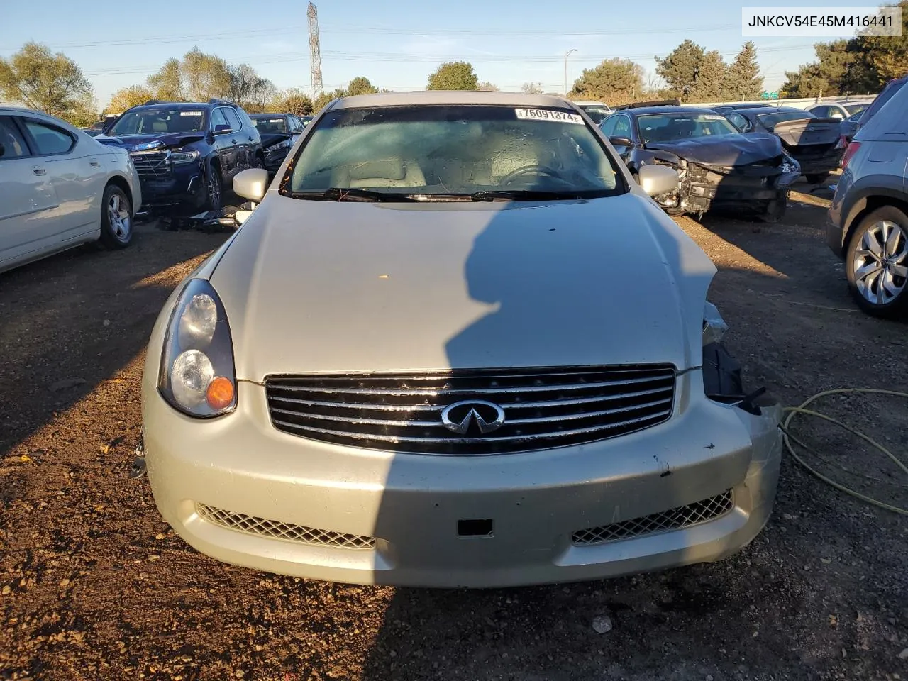 JNKCV54E45M416441 2005 Infiniti G35