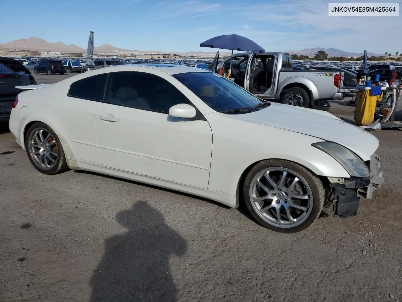 2005 Infiniti G35 VIN: JNKCV54E35M425664 Lot: 76684664