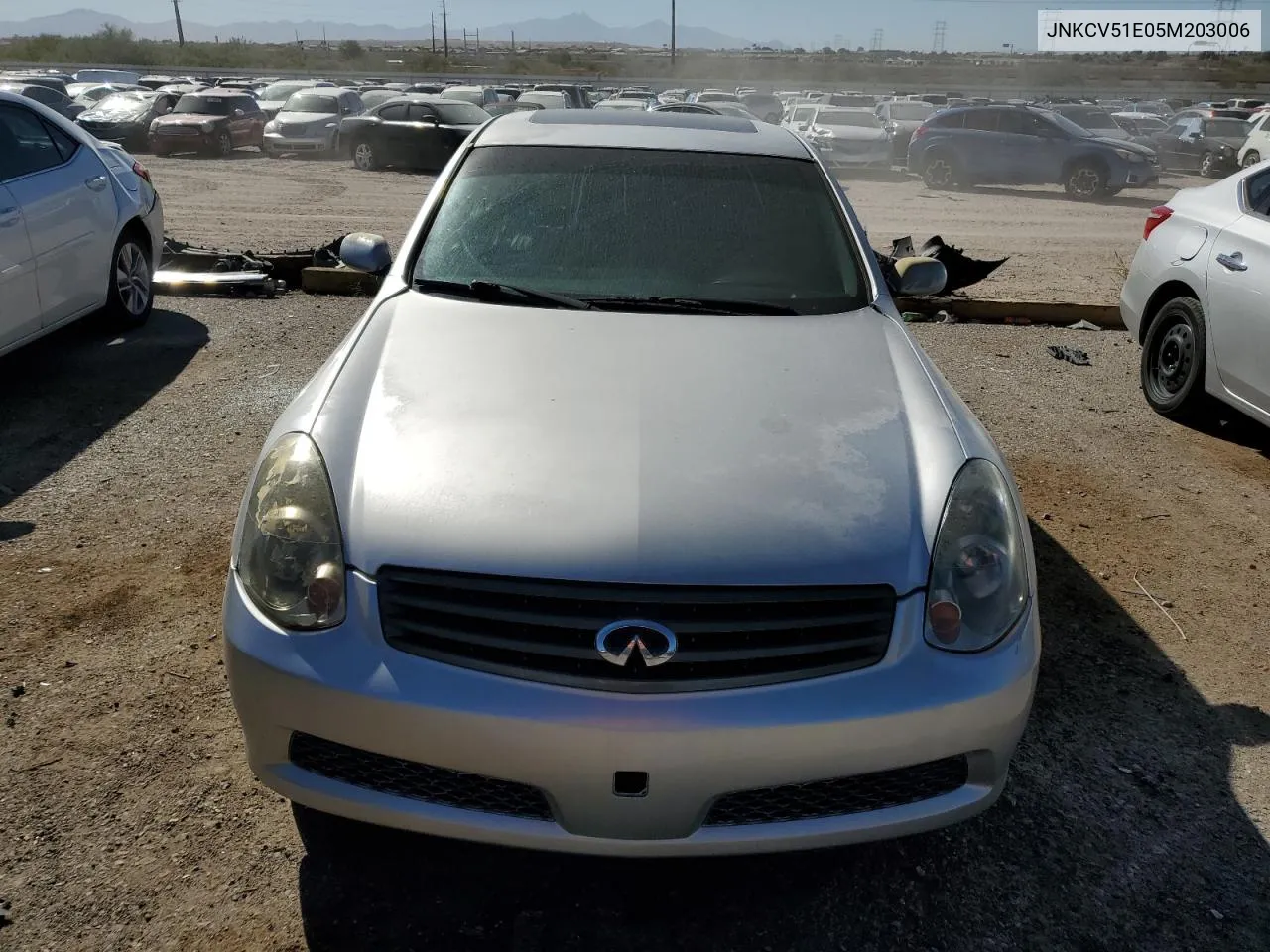 2005 Infiniti G35 VIN: JNKCV51E05M203006 Lot: 76913414