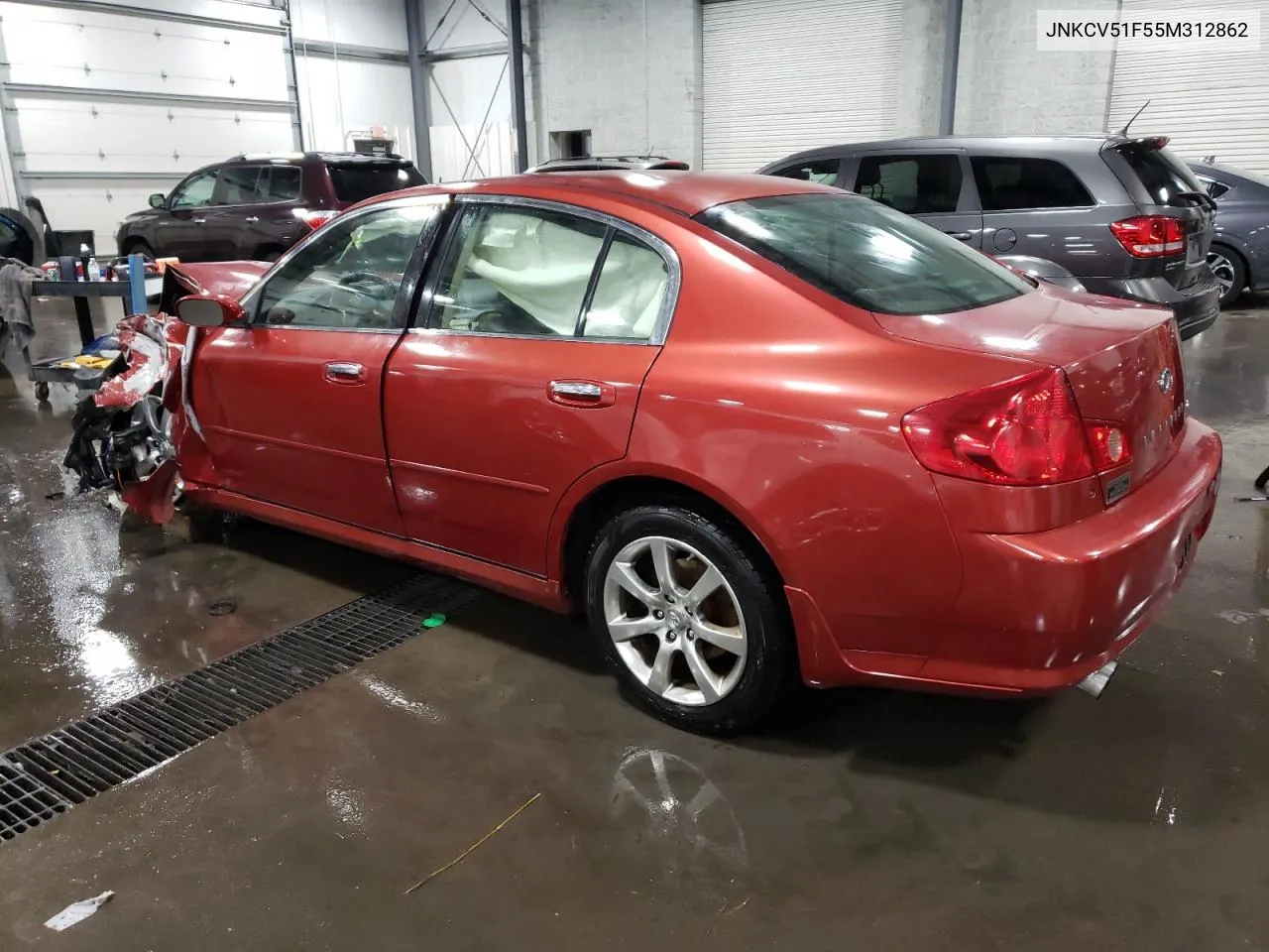 2005 Infiniti G35 VIN: JNKCV51F55M312862 Lot: 78433624