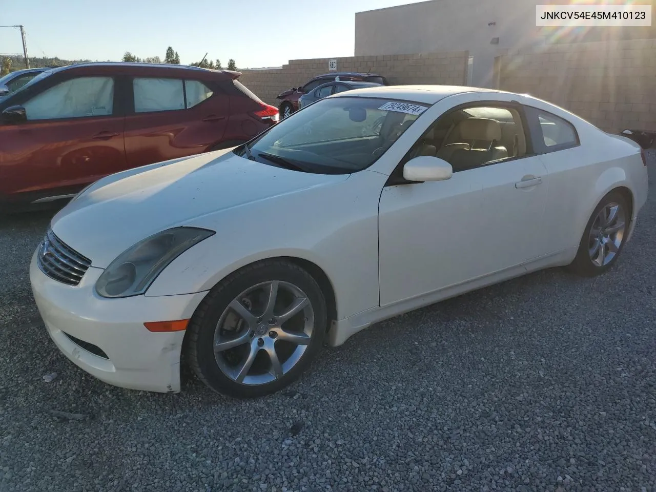 2005 Infiniti G35 VIN: JNKCV54E45M410123 Lot: 79249674