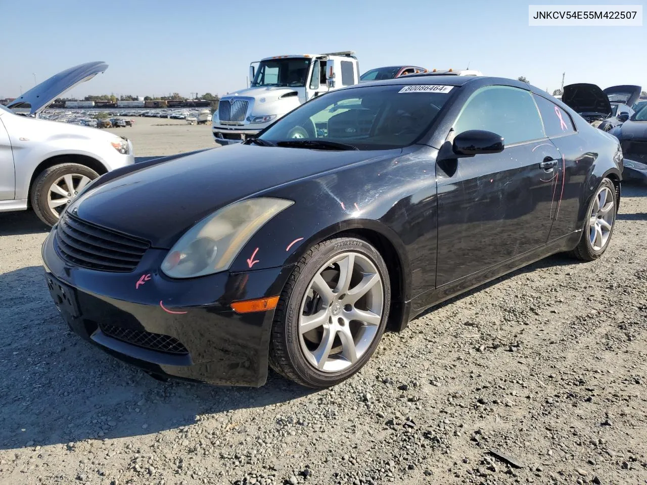 2005 Infiniti G35 VIN: JNKCV54E55M422507 Lot: 80086464