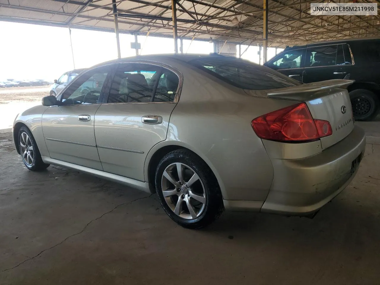 2005 Infiniti G35 VIN: JNKCV51E85M211998 Lot: 80454864