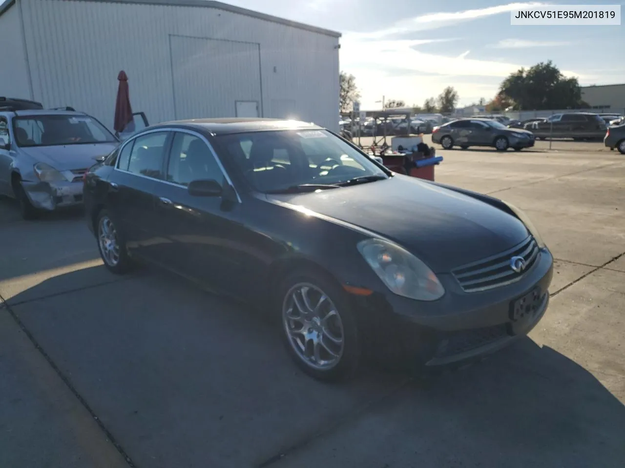 2005 Infiniti G35 VIN: JNKCV51E95M201819 Lot: 80664324