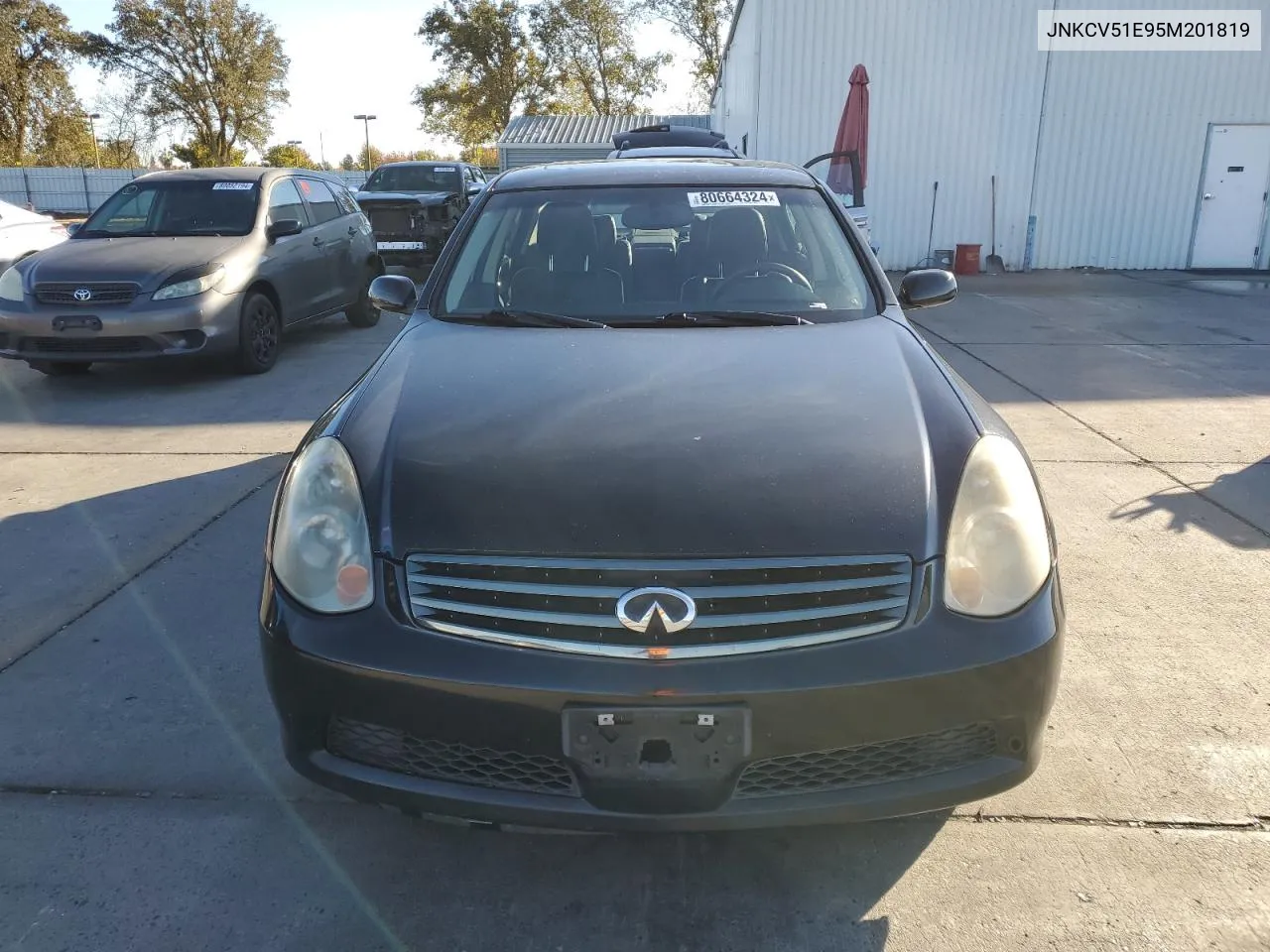 2005 Infiniti G35 VIN: JNKCV51E95M201819 Lot: 80664324