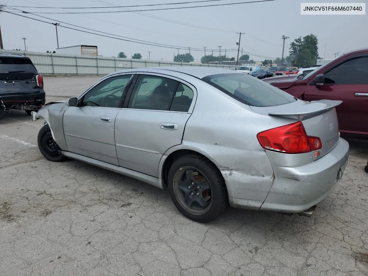 2006 Infiniti G35 VIN: JNKCV51F66M607440 Lot: 57863363