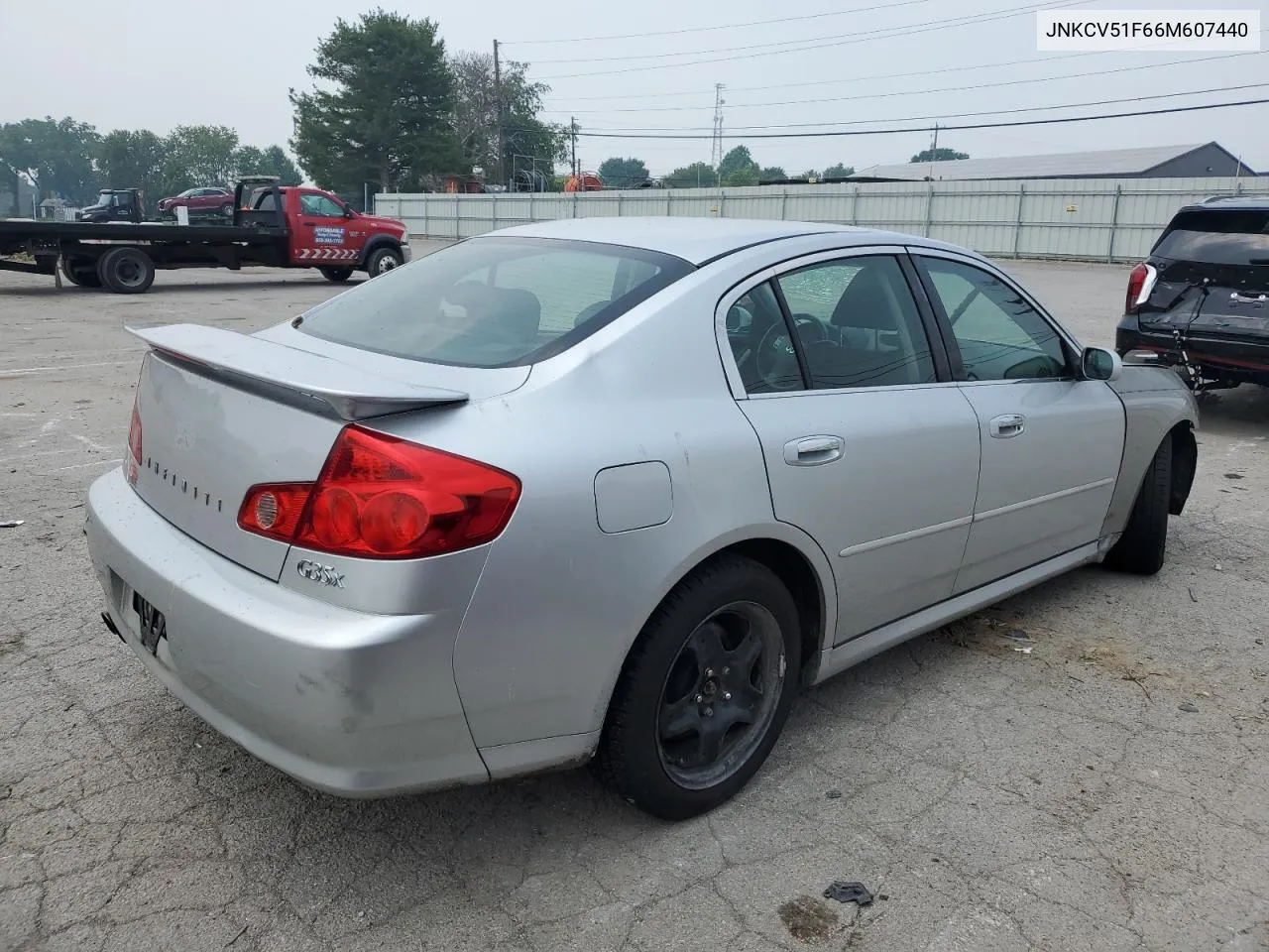 2006 Infiniti G35 VIN: JNKCV51F66M607440 Lot: 57863363