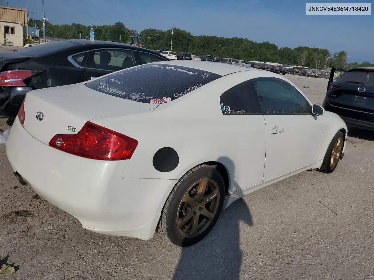 JNKCV54E36M718420 2006 Infiniti G35