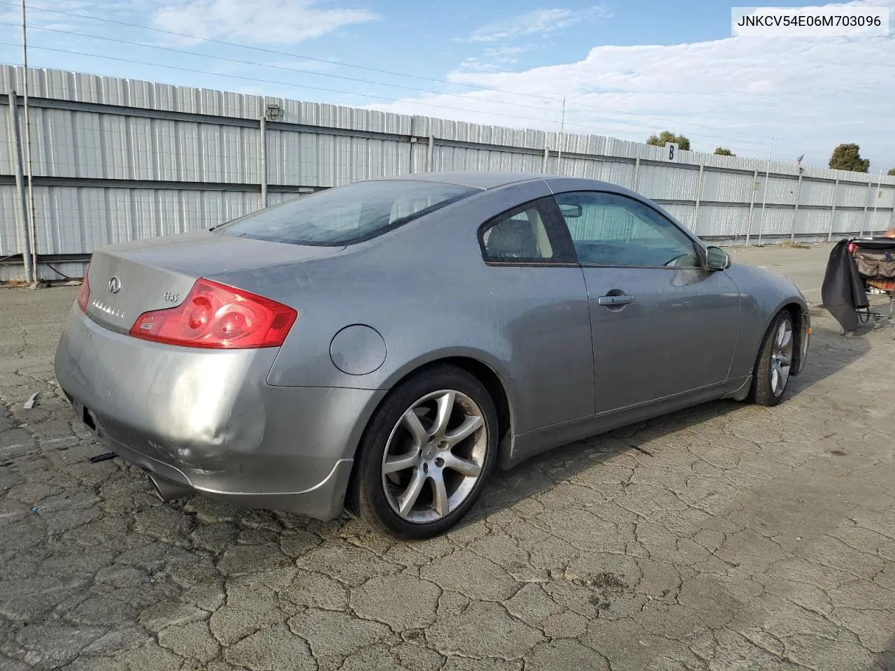 2006 Infiniti G35 VIN: JNKCV54E06M703096 Lot: 66237784