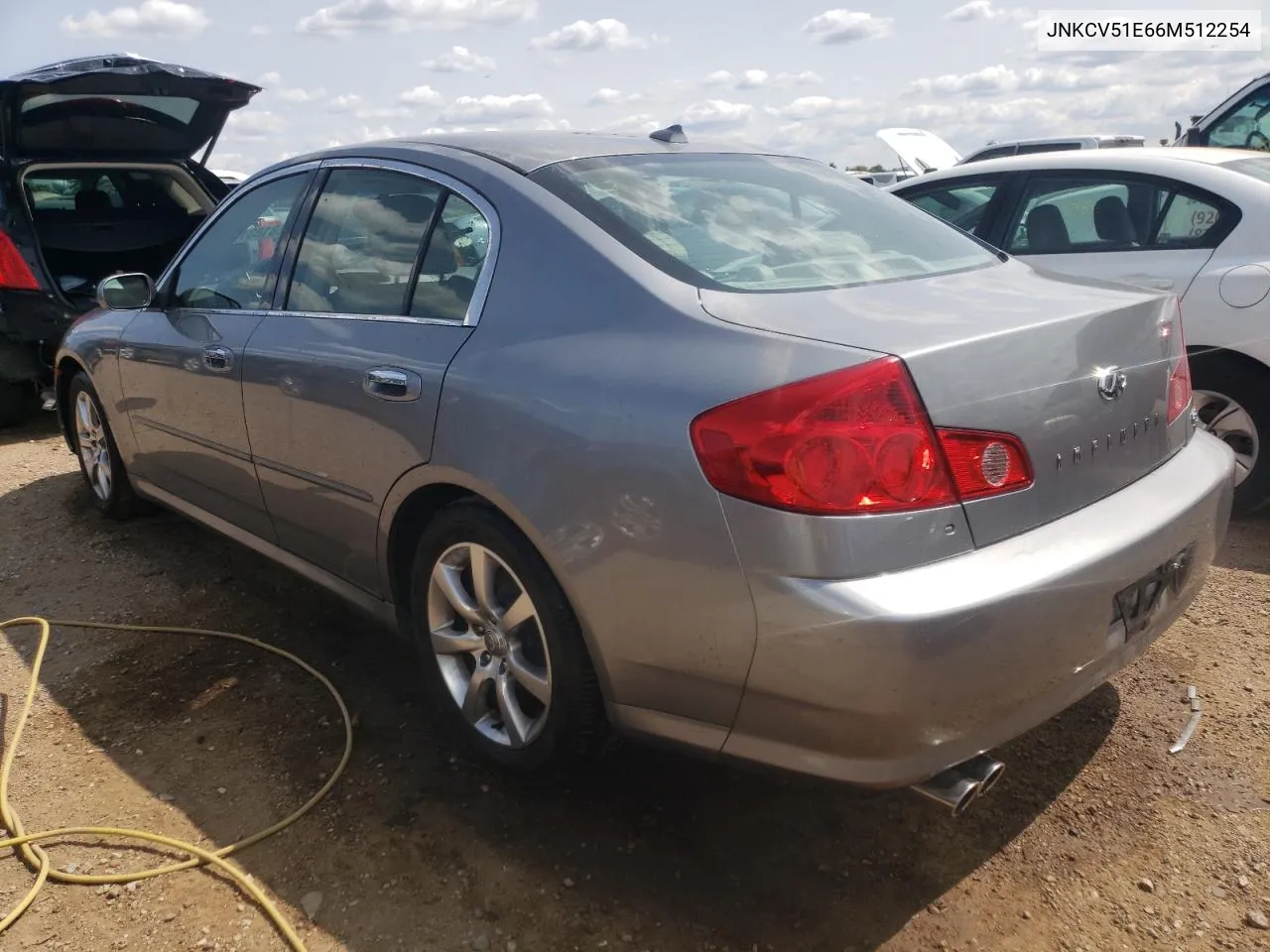 2006 Infiniti G35 VIN: JNKCV51E66M512254 Lot: 68183174