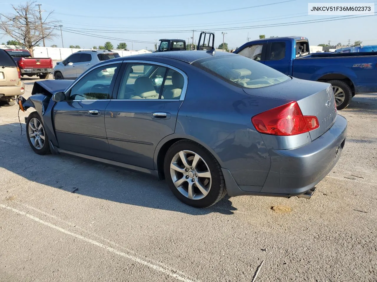 2006 Infiniti G35 VIN: JNKCV51F36M602373 Lot: 68652504