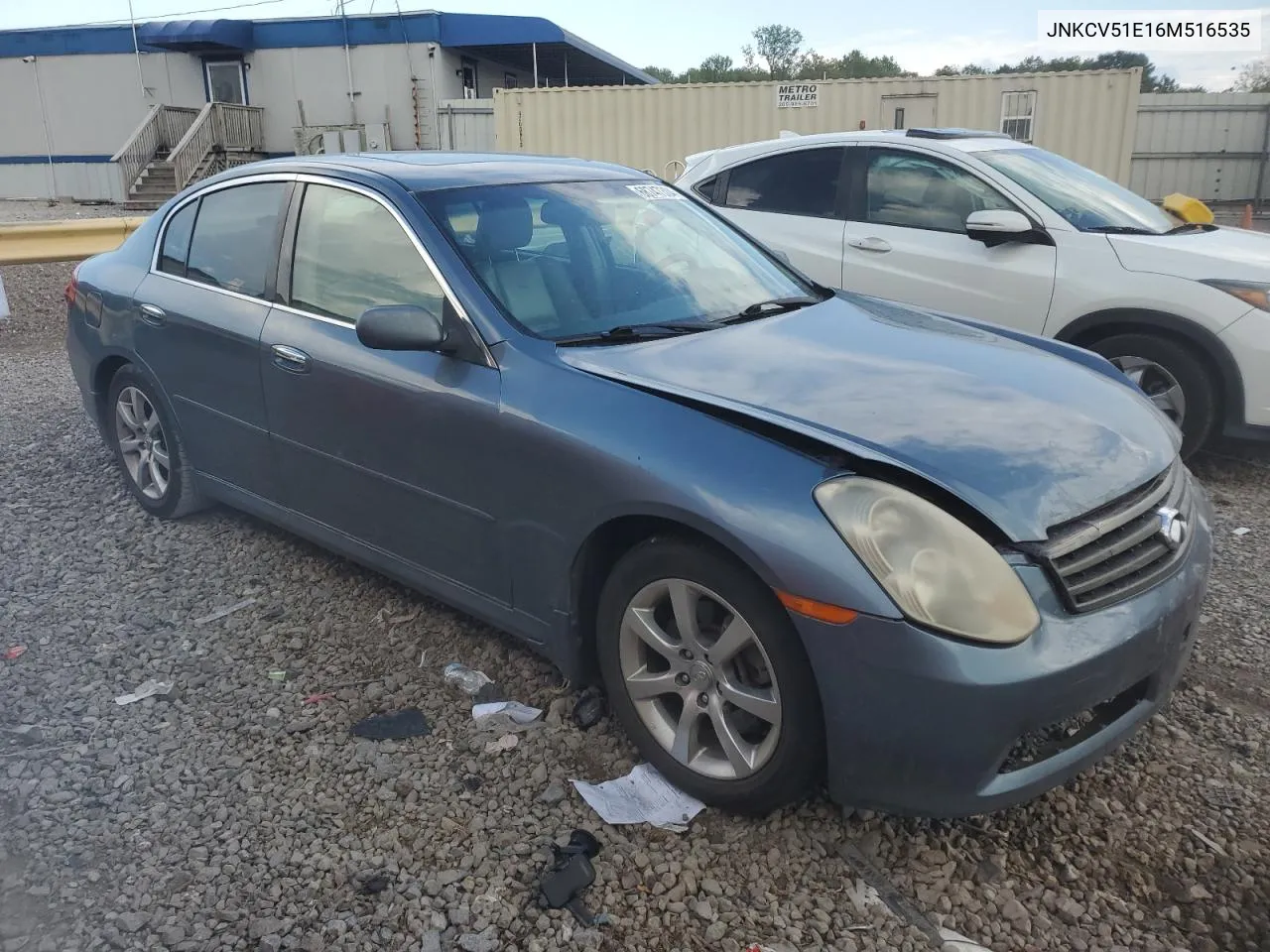 2006 Infiniti G35 VIN: JNKCV51E16M516535 Lot: 68747304