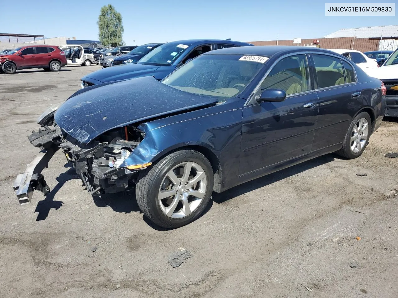 2006 Infiniti G35 VIN: JNKCV51E16M509830 Lot: 68895714