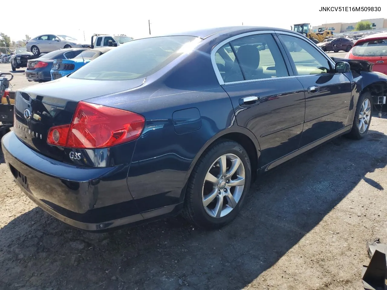 2006 Infiniti G35 VIN: JNKCV51E16M509830 Lot: 68895714