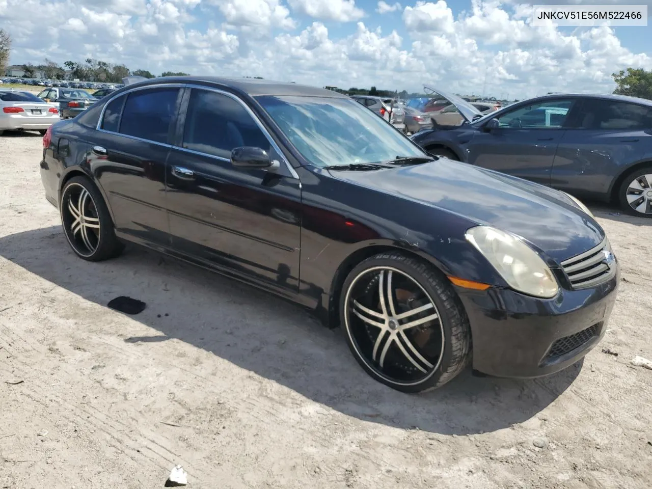 2006 Infiniti G35 VIN: JNKCV51E56M522466 Lot: 69492274