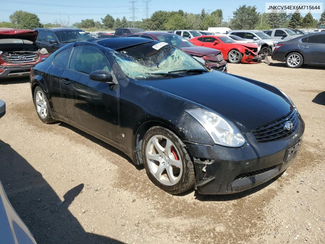 2006 Infiniti G35 VIN: JNKCV54EX6M715644 Lot: 69753754