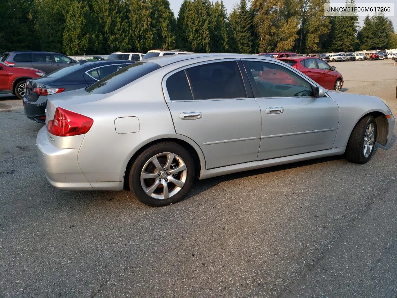 2006 Infiniti G35 VIN: JNKCV51F06M617266 Lot: 70624804