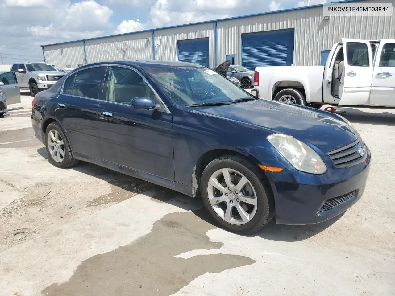 2006 Infiniti G35 VIN: JNKCV51E46M503844 Lot: 71919444