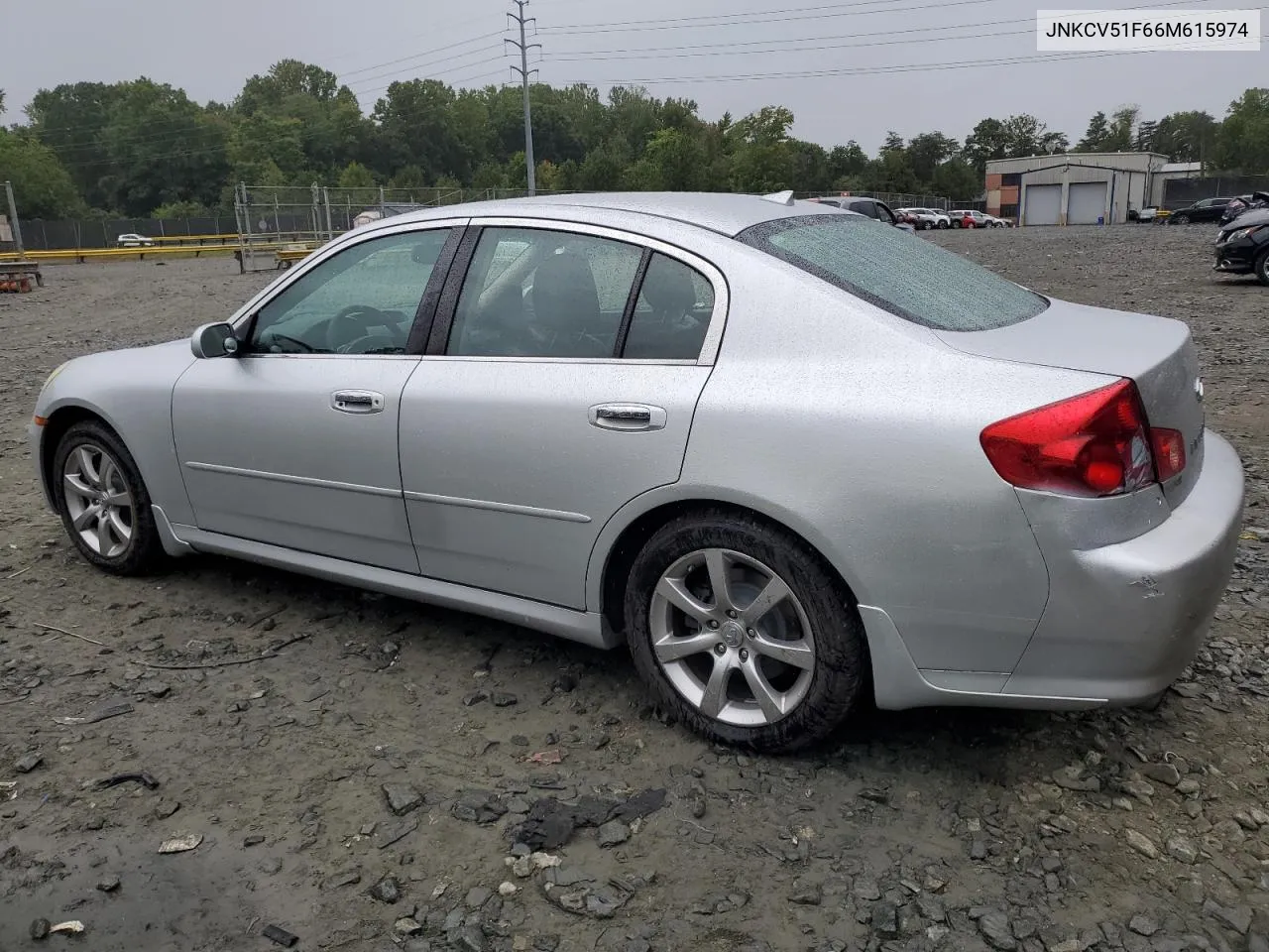 2006 Infiniti G35 VIN: JNKCV51F66M615974 Lot: 72049524