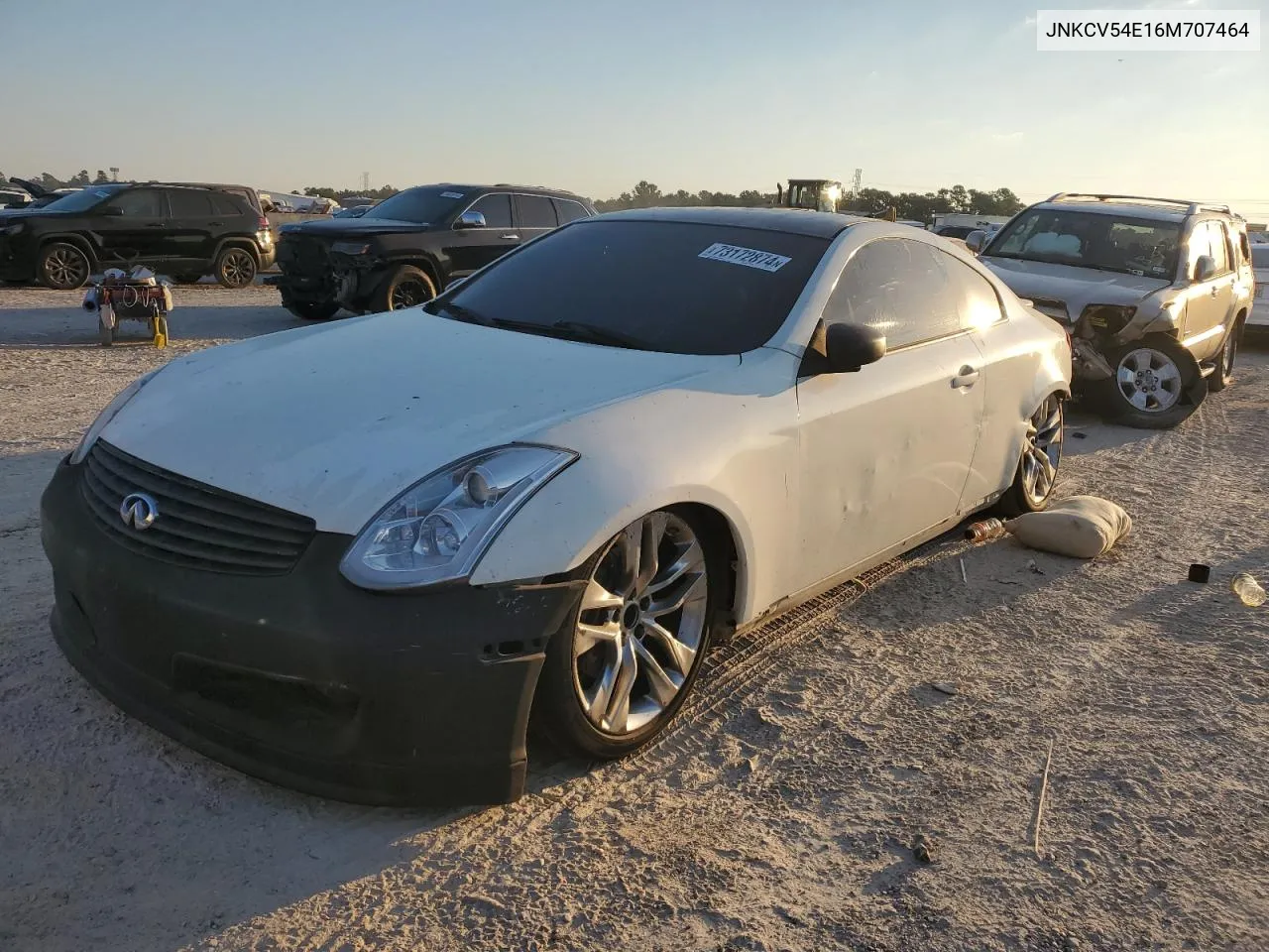 2006 Infiniti G35 VIN: JNKCV54E16M707464 Lot: 73172874