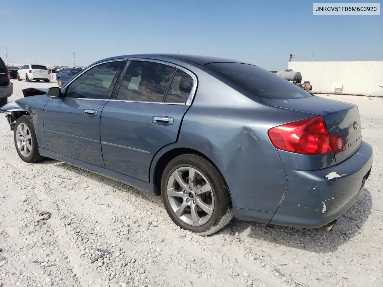 2006 Infiniti G35 VIN: JNKCV51F06M603920 Lot: 74150574