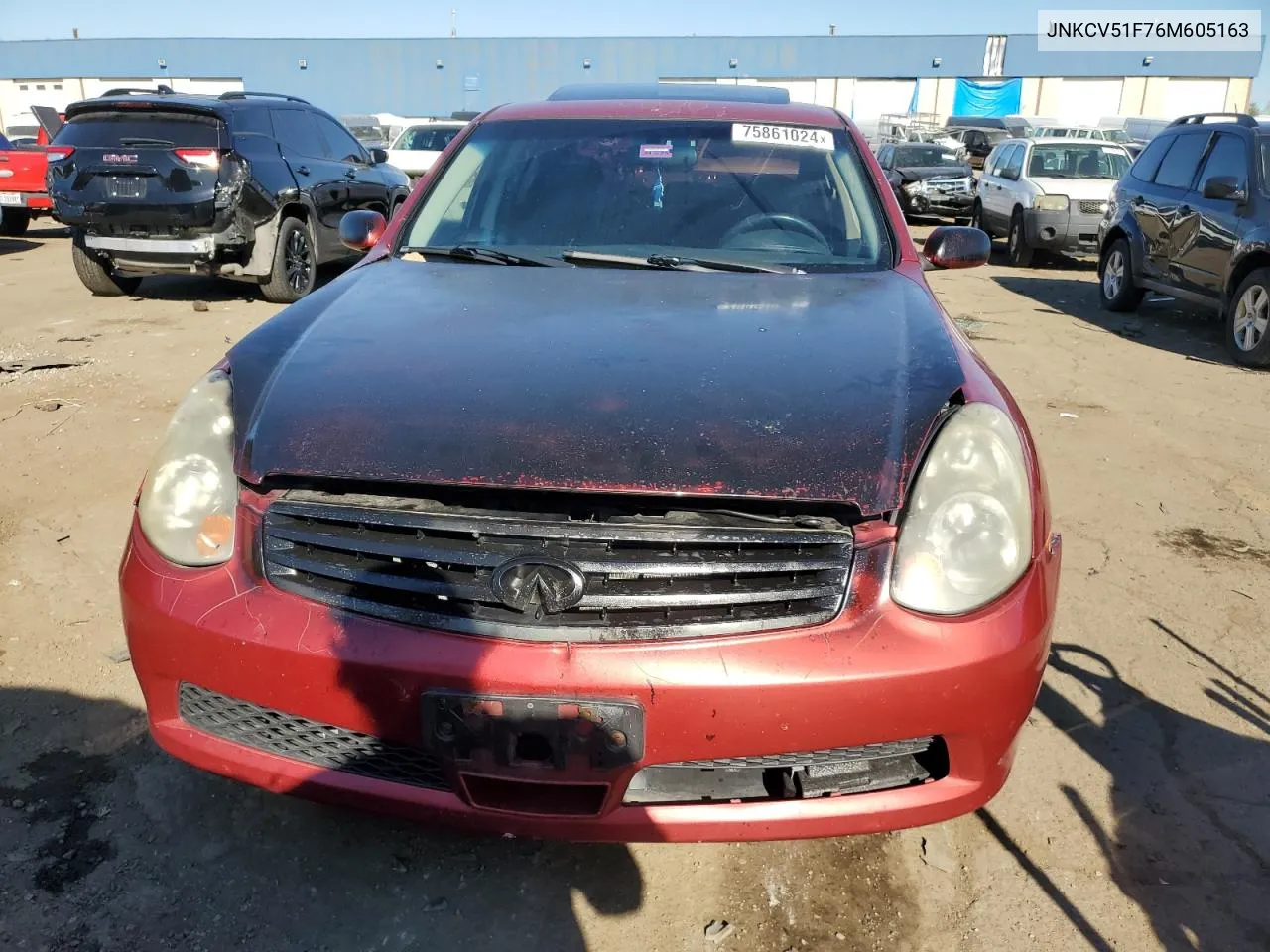 JNKCV51F76M605163 2006 Infiniti G35