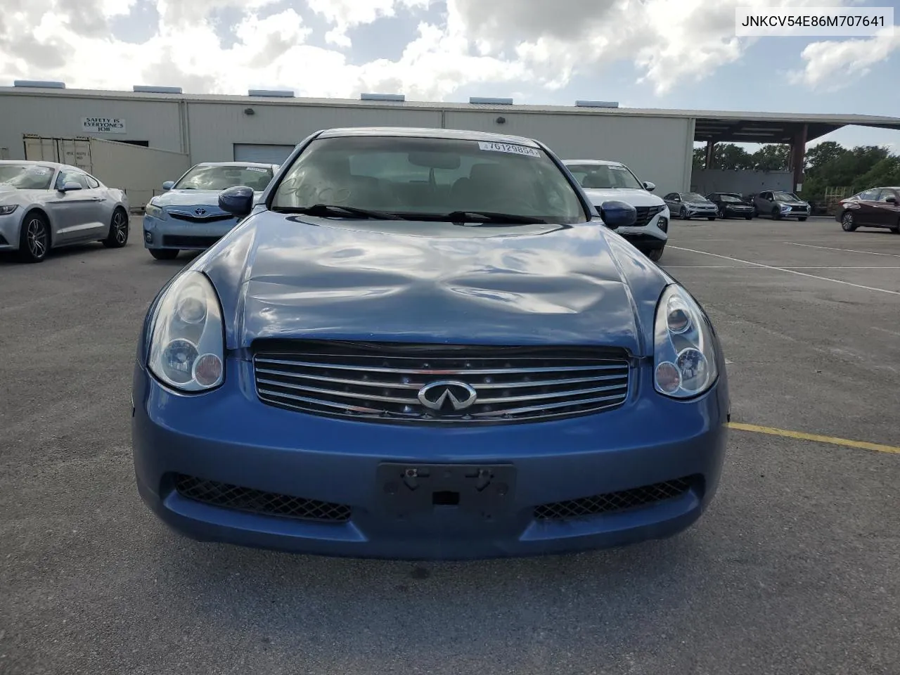 2006 Infiniti G35 VIN: JNKCV54E86M707641 Lot: 76129854