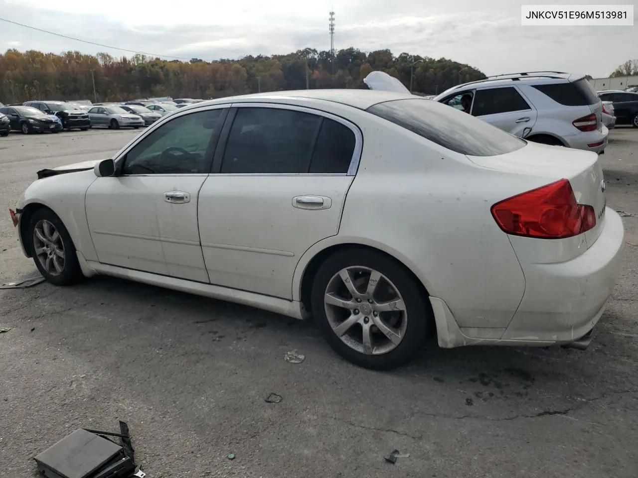 2006 Infiniti G35 VIN: JNKCV51E96M513981 Lot: 77981304