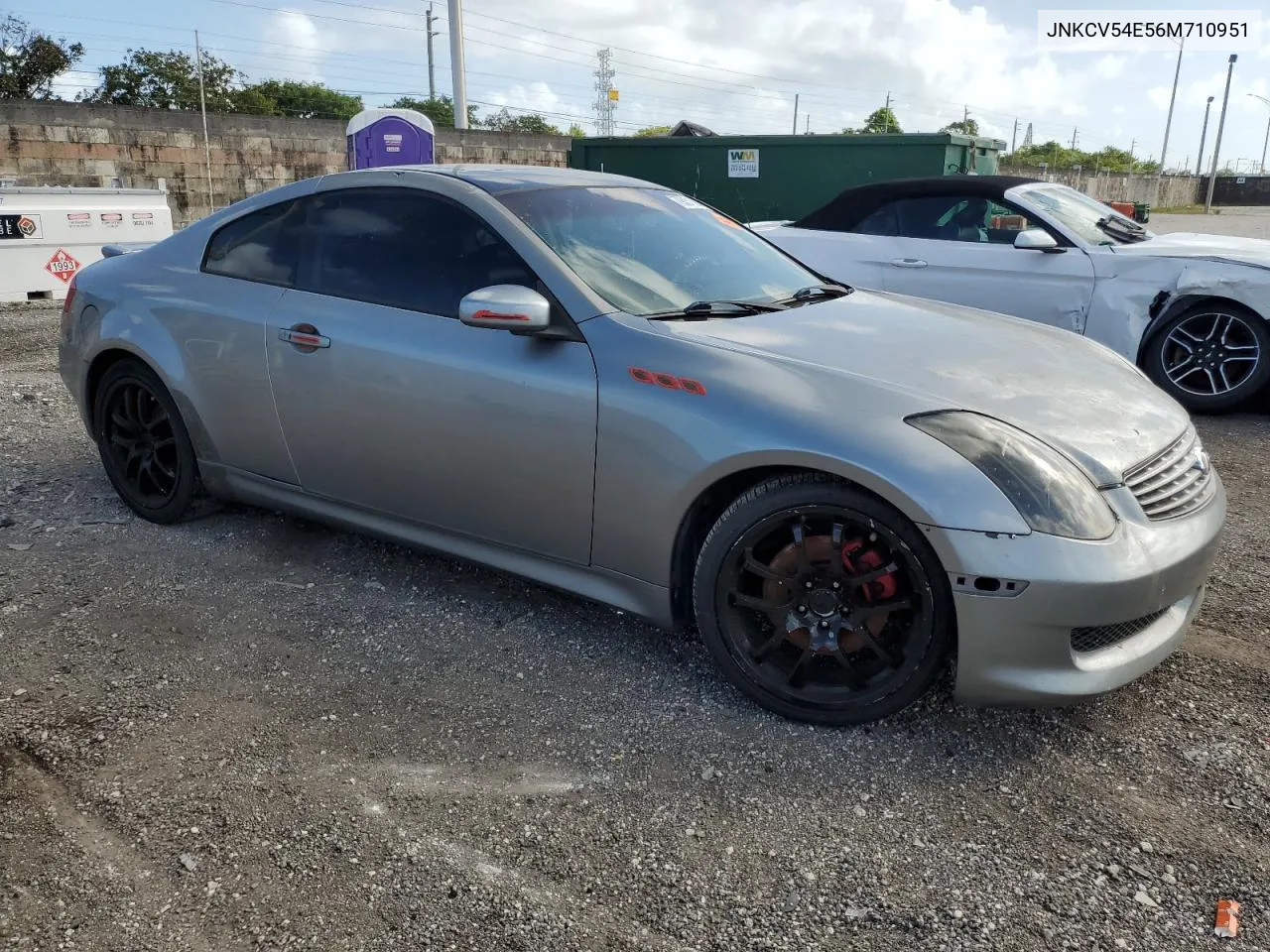 2006 Infiniti G35 VIN: JNKCV54E56M710951 Lot: 79051624