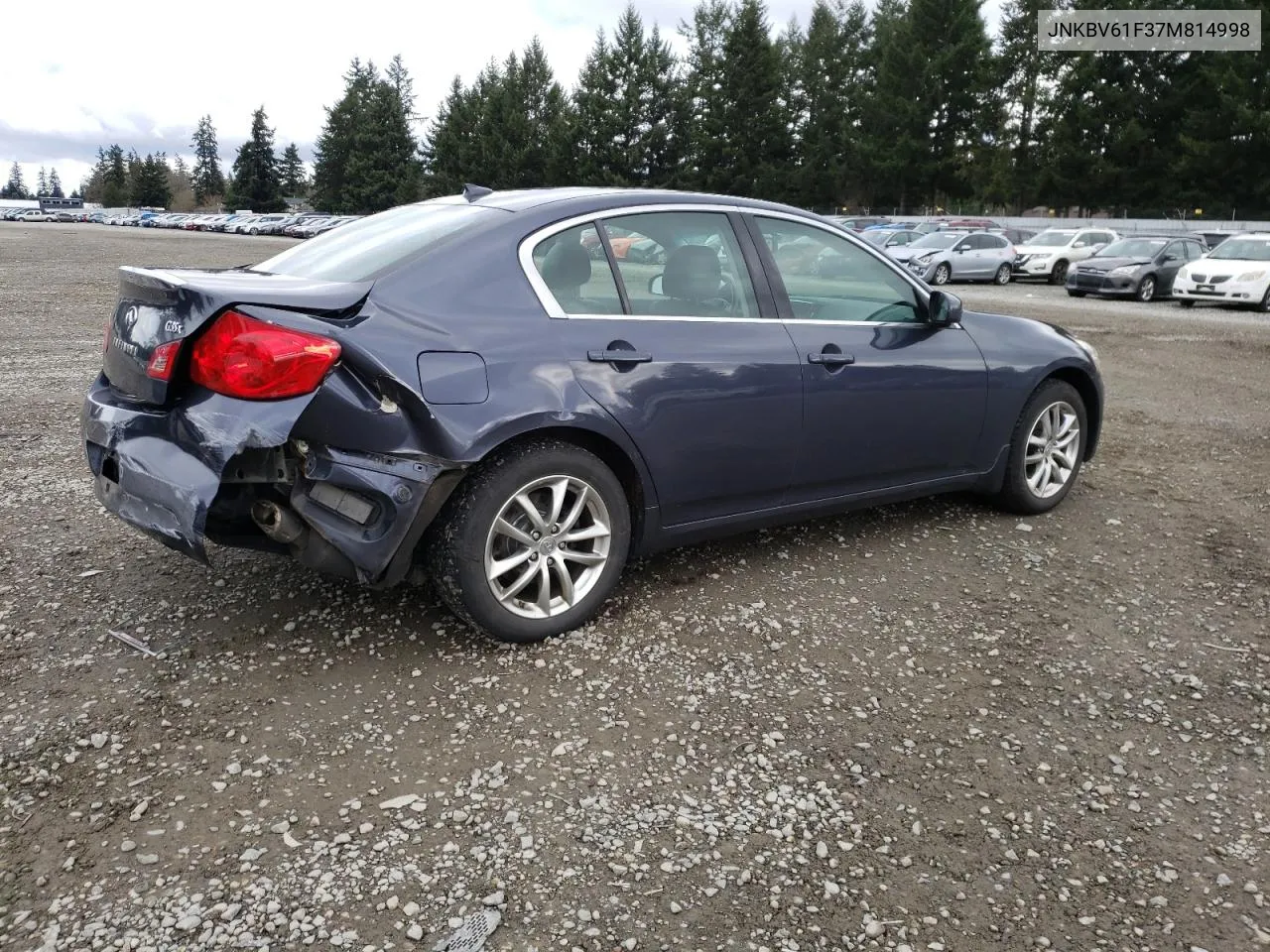 2007 Infiniti G35 VIN: JNKBV61F37M814998 Lot: 41428794