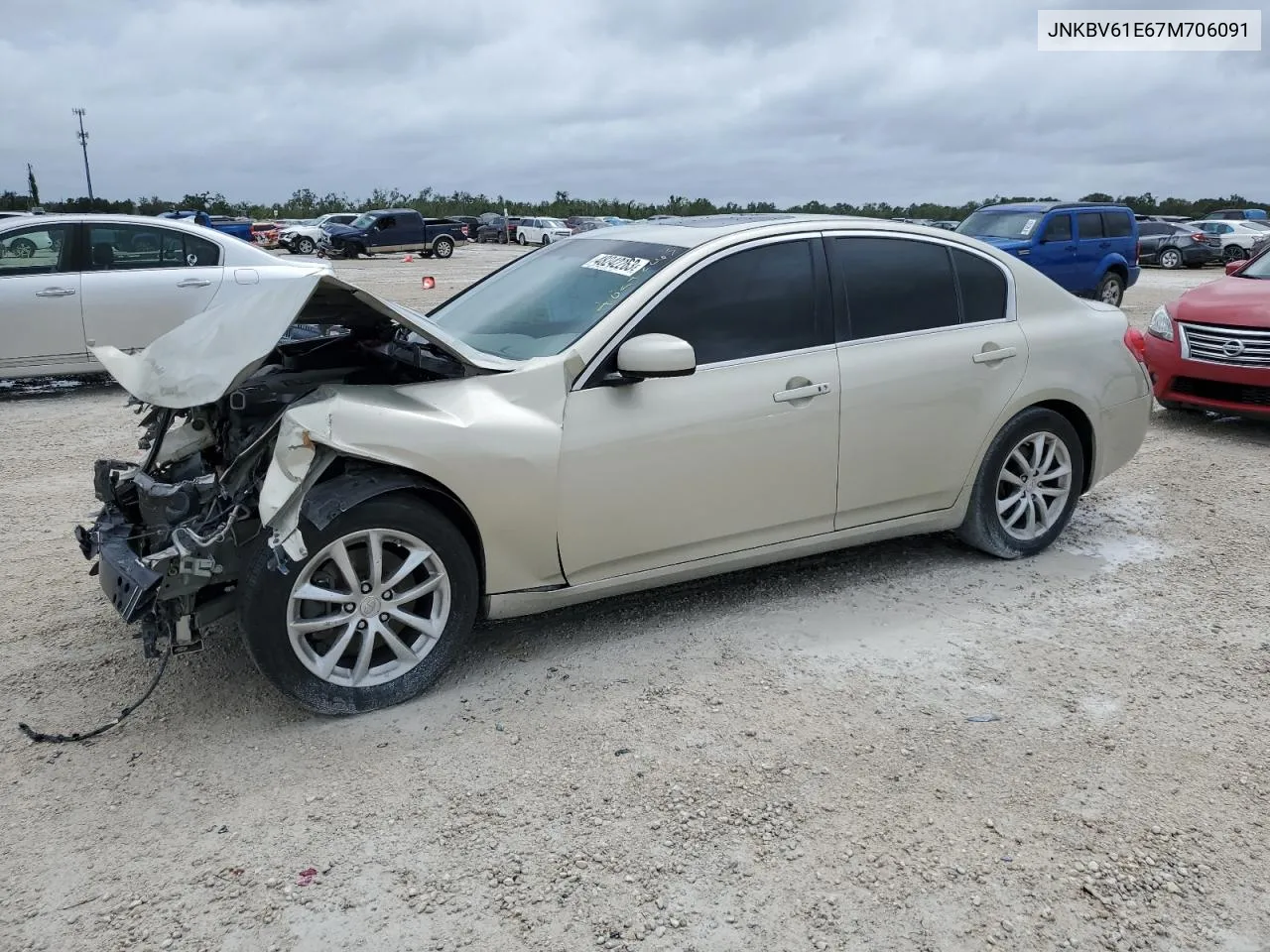 2007 Infiniti G35 VIN: JNKBV61E67M706091 Lot: 48242263