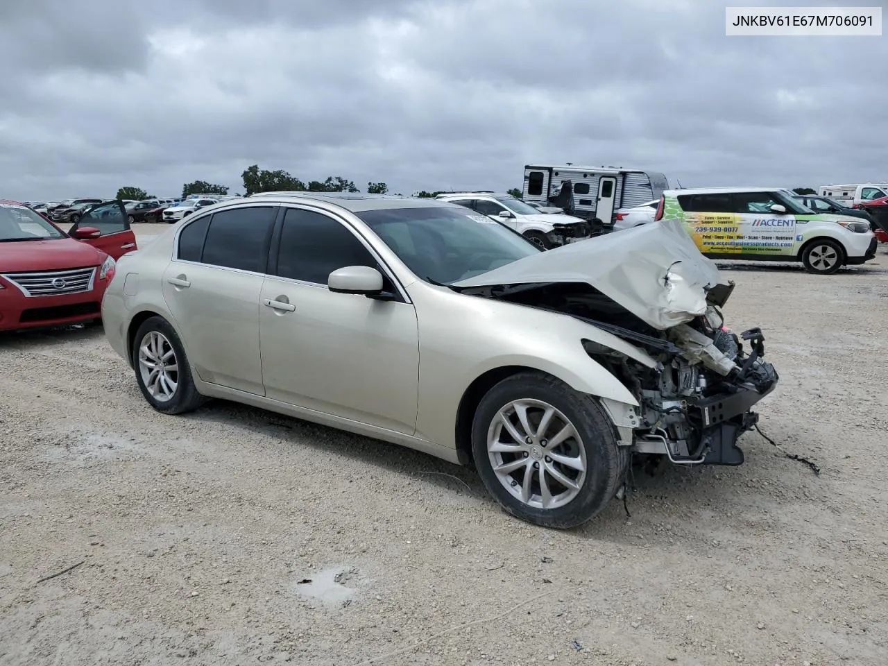 2007 Infiniti G35 VIN: JNKBV61E67M706091 Lot: 48242263