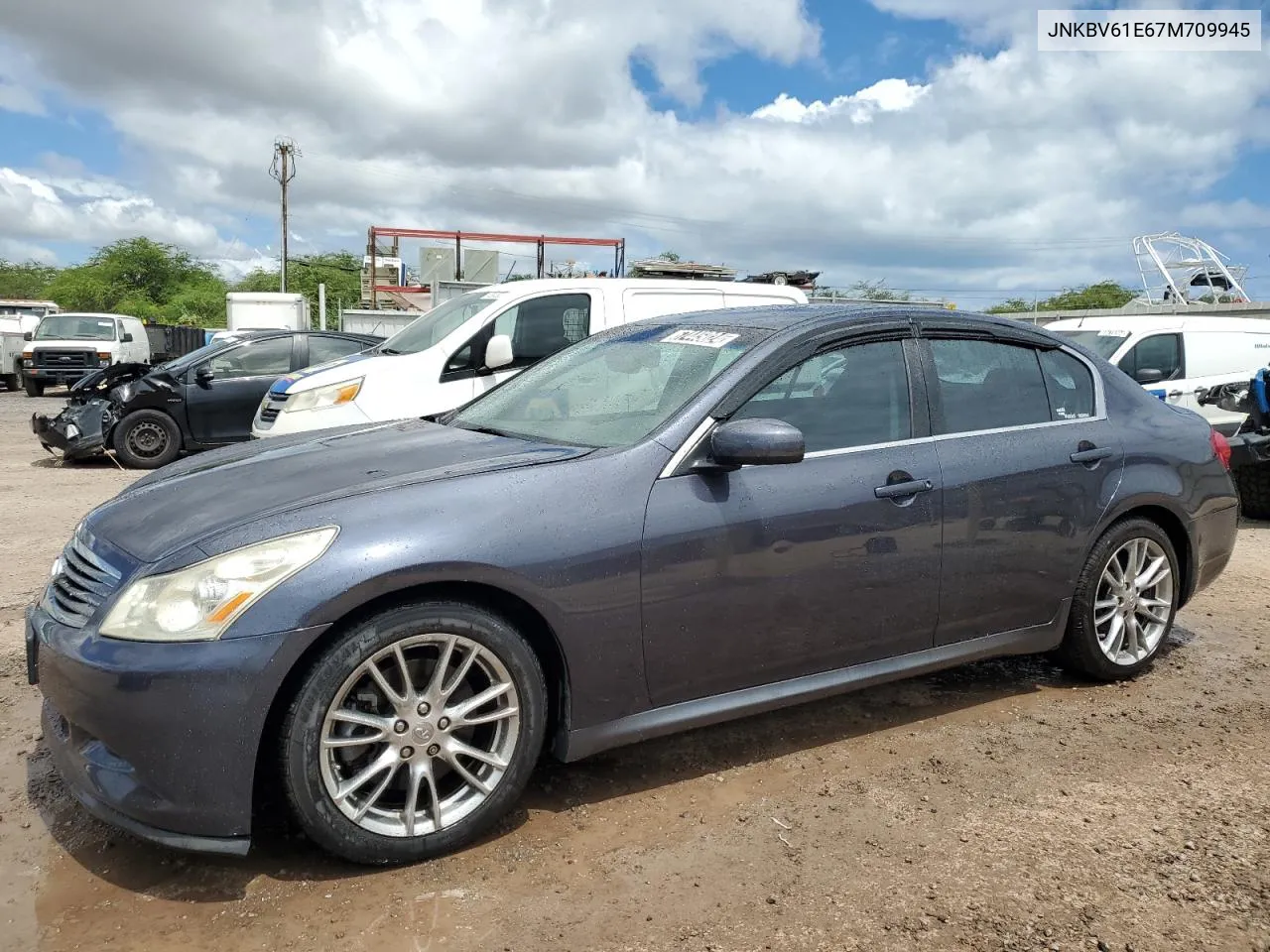 2007 Infiniti G35 VIN: JNKBV61E67M709945 Lot: 67445024