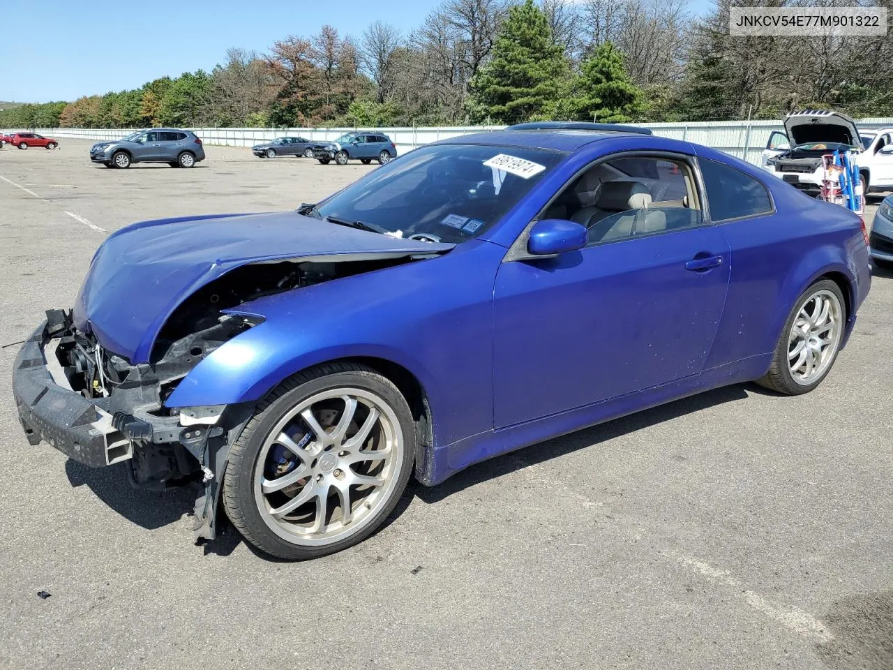 2007 Infiniti G35 VIN: JNKCV54E77M901322 Lot: 69619974