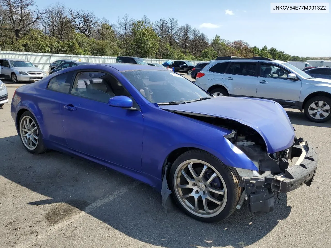 2007 Infiniti G35 VIN: JNKCV54E77M901322 Lot: 69619974