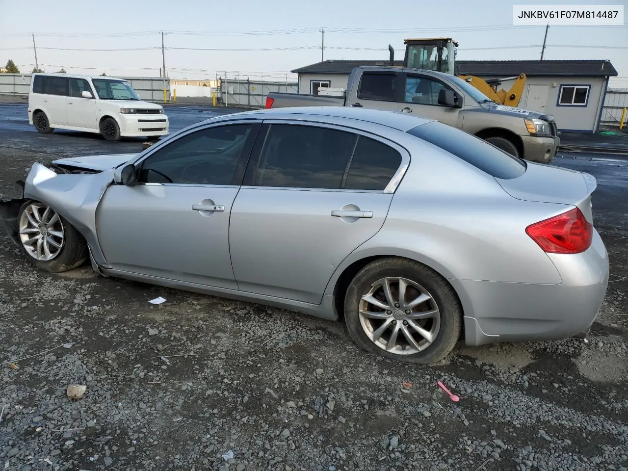 2007 Infiniti G35 VIN: JNKBV61F07M814487 Lot: 70013254