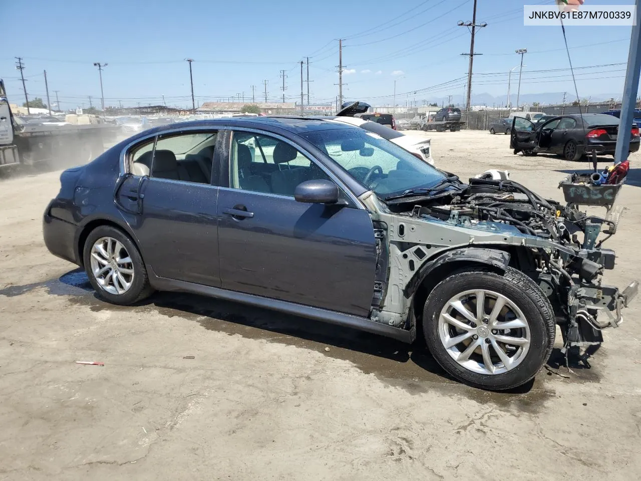 2007 Infiniti G35 VIN: JNKBV61E87M700339 Lot: 70239704