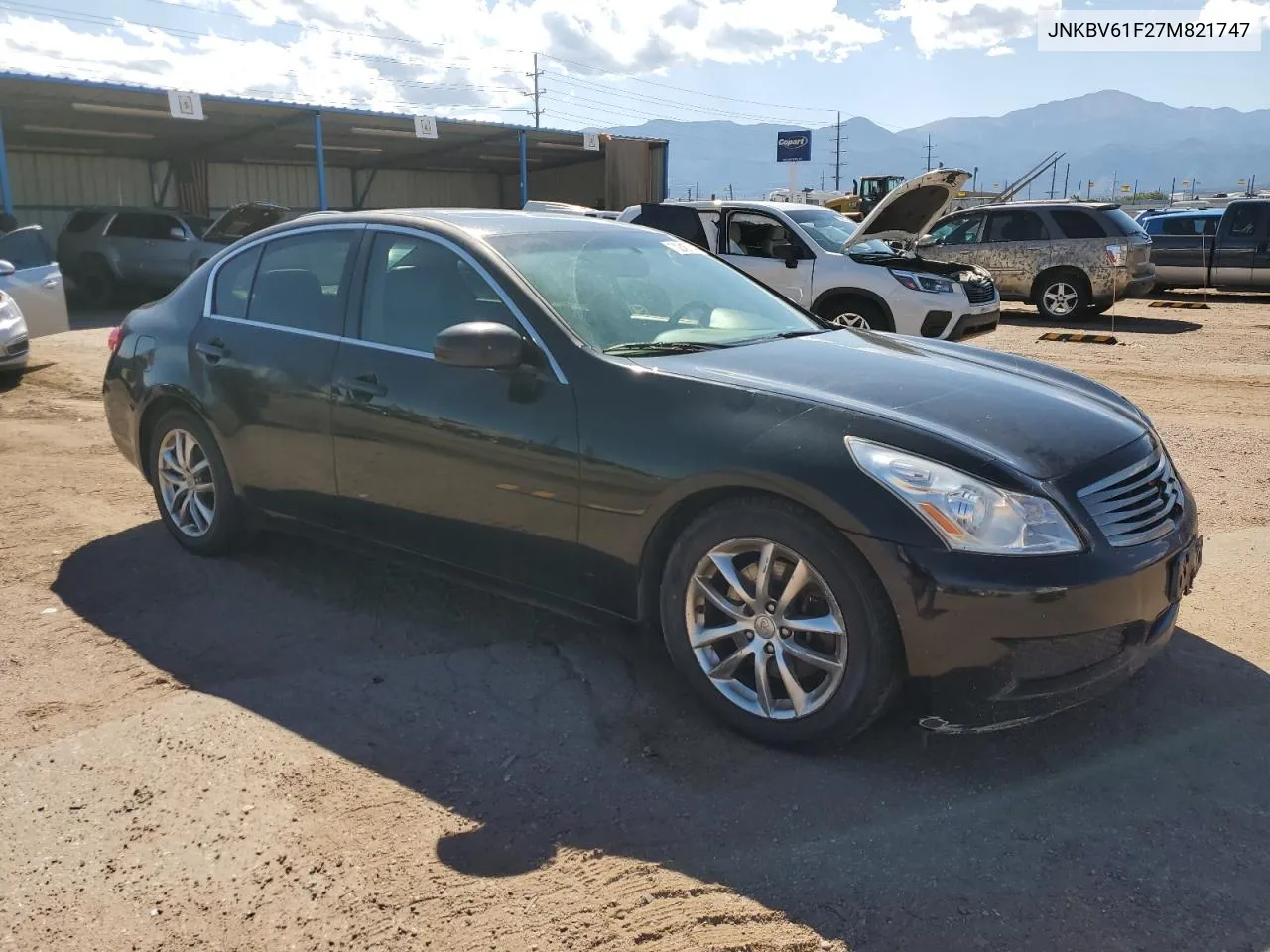 2007 Infiniti G35 VIN: JNKBV61F27M821747 Lot: 70245764