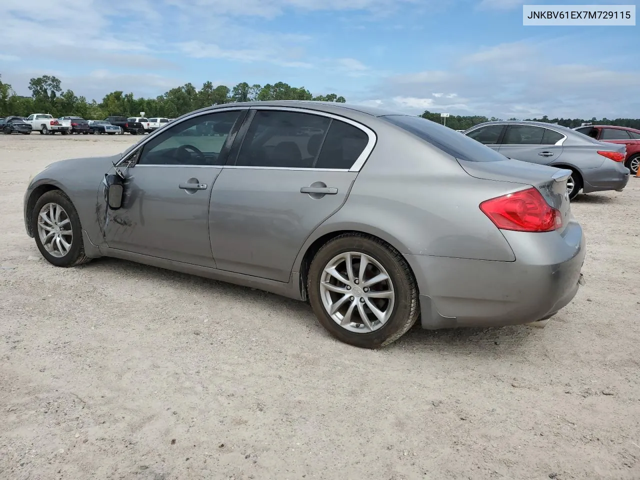 2007 Infiniti G35 VIN: JNKBV61EX7M729115 Lot: 70764774