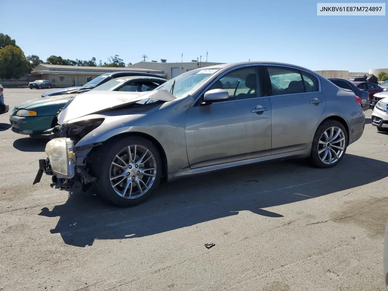 2007 Infiniti G35 VIN: JNKBV61E87M724897 Lot: 72257144